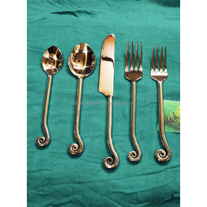 <b>Black</b> Wavy Twig Handle Piece <b>Set</b> Stainless Steel Cutlery Tableware Wholesale Custom Fine Dining Home Kitchen Decors Product Top - Product Image 3