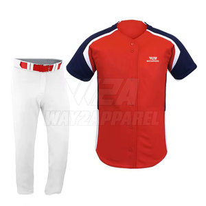 Uniformes de Béisbol Personalizados de Primera Calidad, Ropa Deportiva Transpirable con Opción de Tallas Grandes, MOQ Bajo, Cantidad al por Mayor - Product Image 6