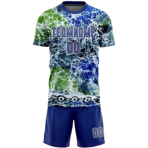 เสื้อฟุตบอลแบบใหม่ พิมพ์ลายได้ตามต้องการ น้ำหนักเบา เป็นมิตรกับสิ่งแวดล้อม ระบายอากาศได้ดี คอวี แขนสั้น สำหรับตลาดสหรัฐอเมริกาและยุโรปปี 2026 - Product Image 2