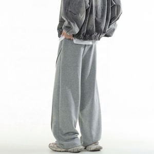 Pantalones Deportivos Anchos Personalizados para Hombre, Cintura Elástica con Cordón, Pantalones Casuales Holgados, Ropa Urbana de Otoño, Fabricante OEM ODM - Product Image 3
