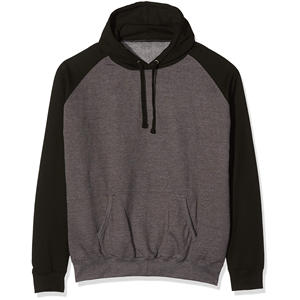 Sudadera de invierno de algodón liso para hombre, corte regular, informal, con hombros personalizables, cuello de media cremallera, antipilling y cortavientos - Product Image 2