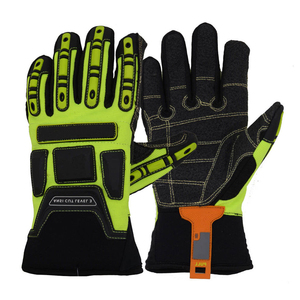 Custom Logo Oil Gas Safety <b>Gloves</b> For Oil Gas Mechanical Work Impact Resistant Anti-cut <b>Touchscreen</b> Oil Gas Safety <b>Gloves</b> - Product Image 4
