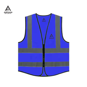 Chaleco de Seguridad de Alta Visibilidad con Logotipo Personalizado Aifran, Chaleco Reflectante para Herramientas, Ropa de Trabajo Resistente al Viento para la Construcción - Product Image 3