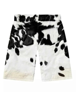 Shorts en cuir et toile durables pour hommes, faits à la main, de qualité supérieure, personnalisés, respirants, écologiques, style streetwear tendance - Product Image 4