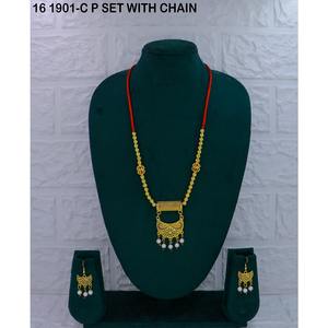 Exquisitos y Lujosos Conjuntos de Joyería de Moda para Bodas en el Medio Oriente, Estilo Dubái, de Aleación de Cobre con Baño de Oro, Collar y Pendientes para Mujer - Product Image 6