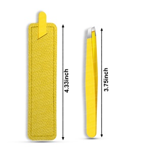 Punta afilada a mano para dar forma y definir cejas Pinzas Con mango cómodo y diseño ergonómico Sostenible - Product Image 3