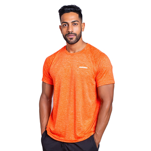 T-shirt à manches courtes pour homme, respirant, 100% coton, pour la musculation, la remise en forme, l'entraînement en salle de sport, l'été - Product Image 4