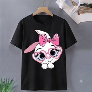 Camiseta de Cuello Redondo para Mujer, Corte Regular, Manga Larga, Casual, Lisa, Antipilling, Tejido de Punto de Poliéster/Algodón, Secado Rápido - Product Image 6