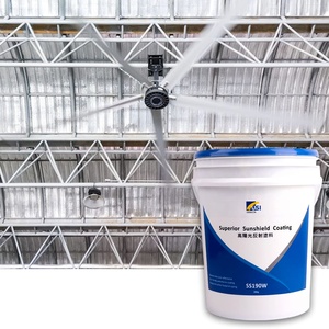 Recubrimiento de aislamiento térmico para ventilador HVLS Techo industrial Fábrica Techo Control de calor - Product Image 5