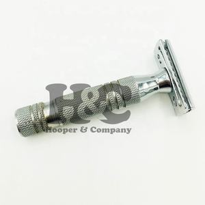 Nouveau rasoir de sécurité à double tranchant en acier inoxydable pour hommes Hooper and Company, de haute qualité, utilisé dans les salons de coiffure - Product Image 5