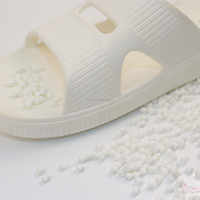 Poudre de grains de perles de granules de composé de PVC modifié pour les semelles de Tacos d'injection