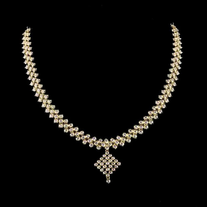 Collar con Colgante de Cadena de Diamantes Clásico, Aniva, Certificado IGI, Corte Brillante Redondo, Diamante Natural, Joyería de Oro de 18k y 22k - Product Image 1