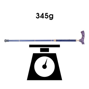 ไม้เท้าอลูมิเนียมพับได้พร้อมหลอดสีน้ำเงินสำหรับการบำบัดฟื้นฟู - Product Image 5