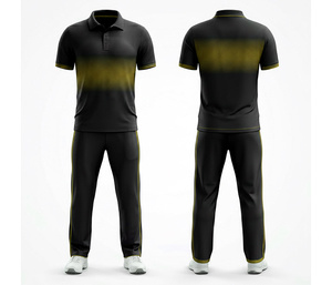 Premium Quality Sublimation <b>Cricket</b> Jersey & Trouser Sublimation Printed | Men Women Youth <b>Cricket</b> Wears Polo Shirt and Trouser - Product Image 3