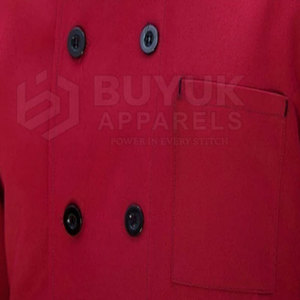Chef <b>Coat</b> Heat Resistant Comfortable <b>Lightweight</b> Polyester/Cotton <b>Long</b> Sleeve Culinary Outfit Professional Restaurant Bar - Product Image 4