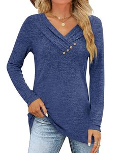 Button Style <b>Y2K</b> Ladies' Casual Long Sleeved Printed T-<b>Shirt</b> Winter Hot Selling Classic Design Polyester Corduroy Canvas - Product Image 2