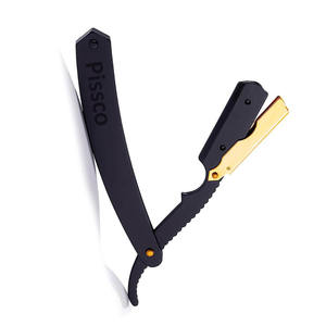 Rasoir pliant professionnel pour barbe, sourcils et cheveux – Couteau de barbier droit en acier inoxydable pour hommes - Product Image 3