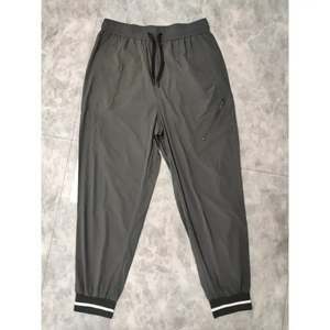 Pantalones Deportivos Casuales para Hombre de Tela de Lana de Cintura Media, de Alta Calidad, Secado Rápido, Transpirables, Cómodos, Ajustados, con Cintura Elástica Alta - Product Image 1