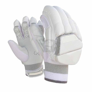Guantes de Bateo de Críquet Transpirables, Duraderos y Ligeros, los Más Vendidos 2026, de Cuero, con Cierre de Hebilla Ambidiestro, Personalizables, Bajo Precio - Product Image 1