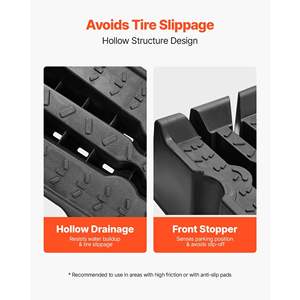 Rampes de service automobile portables à profil haut, 2 pièces, capacité de 16 000 lb (GVW), hauteur de levage de 6,7 pouces, pour l'entretien à domicile, le garage, les changements d'huile - Product Image 4