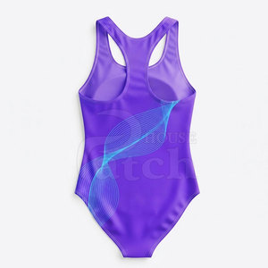 Traje de Baño de Una Pieza a la Moda para Mujer, Traje de Baño Personalizado, Diseño Deportivo, Tejido de Secado Rápido, para Playa y Piscina, Venta al por Mayor - Product Image 2