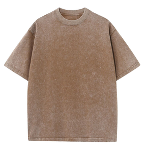เสื้อยืดผู้ชายไซส์ใหญ่ สีน้ำเงินล้วน ผ้าฝ้าย แขนสั้น คอกลม ทรงลำลอง ผ้าเจอร์ซีย์ ความยาวปกติ ย้อมสีพื้น ผ้าถัก - Product Image 2