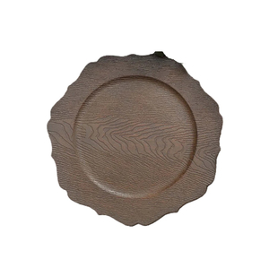Juego de dos impresionantes platos de madera para vajilla, decoración de hoteles y uso en la cocina. - Product Image 4