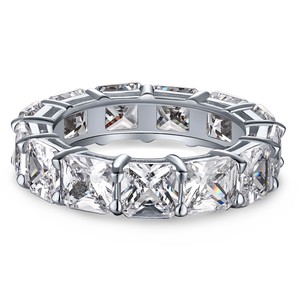 แหวนฮิปฮอปปี 2025 ประดับเพชรโมอิสซาไนต์ทรงดาว  วัสดุเงินแท้ 925  ผ่านการทดสอบเพชร  สำหรับผู้ชายและผู้หญิง - Product Image 3