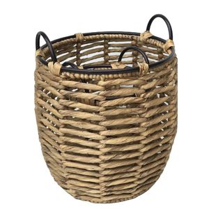 Water Hyacinth <b>Woven</b> <b>Baskets</b> for Storage Handmade Natural Seagrass Organizer for Home Organization Retail Wholesale Supplier - Product Image 1