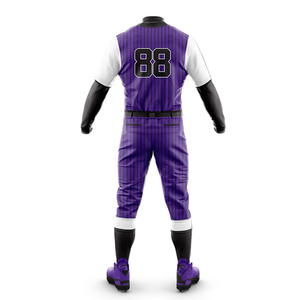 Pantalones Deportivos Transpirables Sublimados, Ropa Deportiva, Fabricante OEM, Uniforme de Béisbol Personalizado OEM, Conjunto de Uniforme de Béisbol para Equipo - Product Image 2
