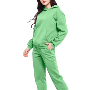 Women's Oversized Pullover Tracksuit Set Lightweight <b>Hooded</b> <b>Jumper</b> And Sweatpants Breathable Leisurewear Training Wear 2026 - Product Image 1