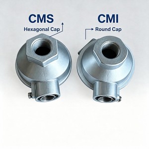 หัวเทอร์โมคัปเปิลอะลูมิเนียมหล่อขึ้นรูป CMI พร้อมบล็อกขั้วต่อเซรามิกกันน้ำ IP65 สำหรับการเชื่อมต่อเซ็นเซอร์วัดอุณหภูมิอุตสาหกรรม - Product Image 4