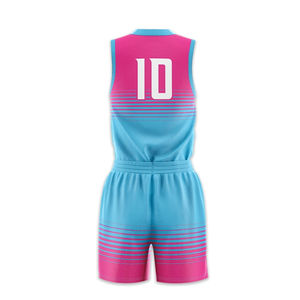 Camiseta de Baloncesto Personalizada de Malla Transpirable de Alta Calidad con Nombre y Número en la Parte Delantera, Unisex, Venta al Por Mayor, Sin Mangas, Sublimada, Estampada, para Verano - Product Image 3