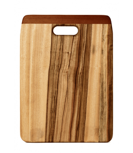 <b>Wood</b> chopping cutting board made from solid <b>wood</b> with attractive natural grains perfect for <b>slicing</b> vegetables and fruits - Product Image 1