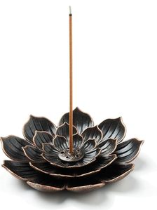 Brûleur d'encens Lotus fait main, support aromatique, utilisation toute saison - Product Image 4