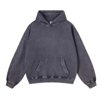 Hoodie Streetwear Oversize Personnalisé en Polyester/Coton Respirant Unisexe Hiver Faible MOQ 420gsm avec Poches