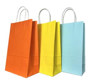 Bolsas de regalo de papel Kraft marrón Bolsa de compras con asas Bolsas artesanales al por menor Paquete de papel a granel - Product Image 4