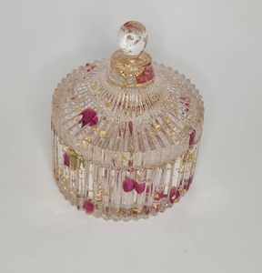 Juego de Recipientes para Frutos Secos de Resina y Vidrio Hechos a Mano, Diseño Clásico Único de Lujo y Alta Calidad, Ecológicos, de Gran Capacidad, Regalos para la Cocina - Product Image 1