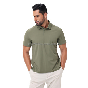 Camisas Polo de Negocios sin Costuras para Hombre, Suministradas por Fábrica, con Tecnología de Ajuste sin Costuras, con un Aspecto Más Elegante al Usar - Product Image 2