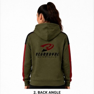 Sudadera con Capucha para Mujer, Suave, de Felpa, con Bolsillo Tipo Canguro, Informal, Cómoda para Uso Diario - Product Image 5