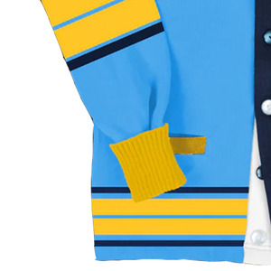 Cardigan unisexe décontracté automne-hiver pour universités et sororités, en laine et acrylique tricoté, coupe oversize, avec logo brodé et boutons recouverts - Product Image 5