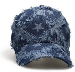 Casquette de baseball unisexe non structurée, style 'Dad Hat' rétro, effet vieilli et déchiré, finition vintage délavée, classique, vente en gros - Product Image 5