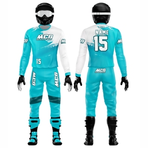 Custom Printed Breathable Quick-Dry Polyester Fabric Team/Brand Name and Logo Adult Unisex Motorcycle Riding Pant / Jersey - Product Image 1