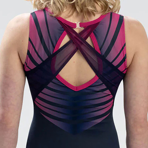 New 2026 Model High Quality Gradient Color Leotard Gymnastics Sleeveless Gymnastics Leotards Women Training Dancewear - Product Image 3