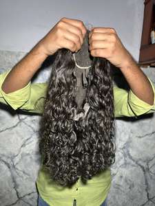 Venta al por mayor directa de fábrica: Peluca rizada de cabello humano indio 13x4 HD Lace de alta demanda, cabello de un solo donante. - Product Image 5