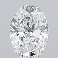 Diamante Sintético Ovalado de 3.00ct, Corte Excelente, VVS2, Certificado IGI, para Joyería, Diamante Suelto al por Mayor