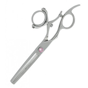 <b>Barber</b> Tools Silver Color Professional Hair Thinning Scissors Sharp <b>Blade</b> Tip Stainless Steel Salon Hairdressing Shears - Product Image 4