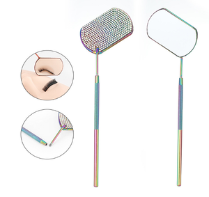 Handheld Eyelash <b>Mirror</b> Lash Extension Beauty Tool Compact Precision <b>Mirror</b> For Professional Lash Artists And Salons - Product Image 6