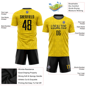 New Version National Team Sublimation 100% Polyester Moisture-Wicking <b>Soccer</b> Jerseys & Uniforms with Custom Logo and Half Sleeve - Product Image 5