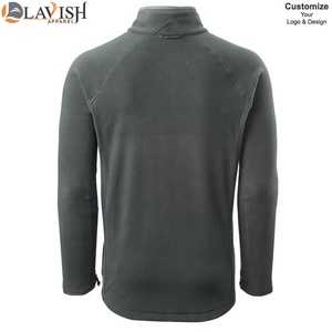 Chaqueta de Forro Polar Micro Polar Personalizada para Hombre, con Capucha, Cuello Alto, Manga Larga, Ecológica, Transpirable, de Secado Rápido, Talla Grande - Product Image 2